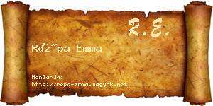 Répa Emma névjegykártya